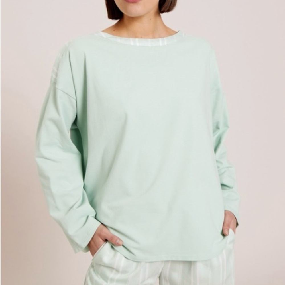 Laurence Tavernier Allegori Long Sleeve Top Size XL NWT